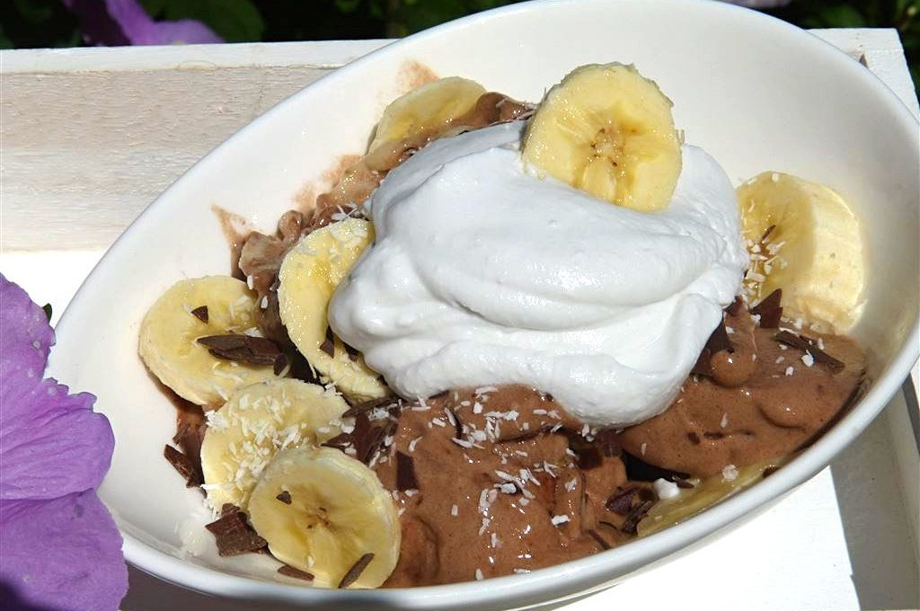 Vegane Banana Nicecream “Coco Choco”